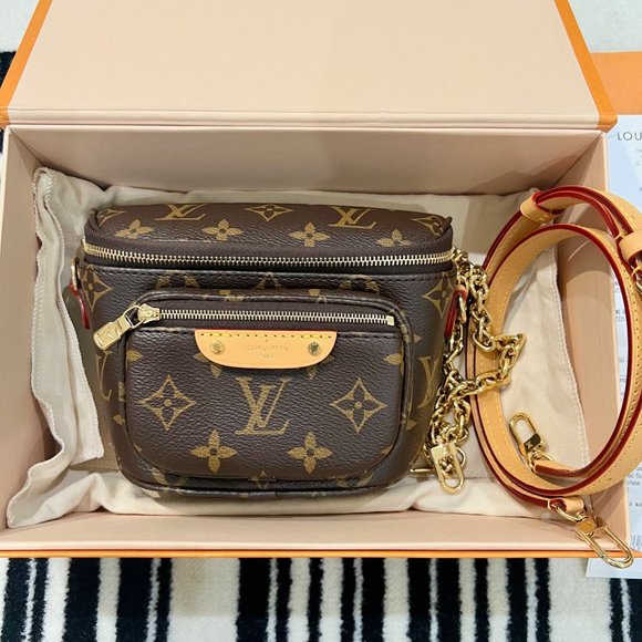 100% Authentic Brand New Louis Vuitton Mini Bumbag Monogram Canvas - Picture 13 of 15